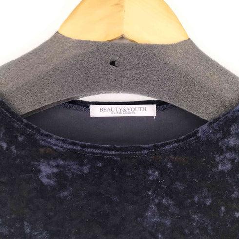 ビューティーアンドユースユナイテッドアローズ BEAUTY & YOUTH UNITED ARROWS ベロアロングスリーブTシャツ レディース FREE