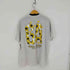 SIMPLY SOUTHERN ひまわり Tシャツ カレッジプリント 両面プリント 霜降りグレー メンズ JPN:XL