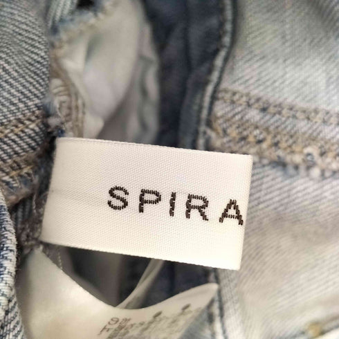 スパイラルガール SPIRALGIRL ハーフジップデニムオールインワン レディース S