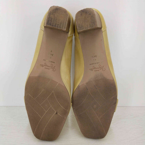 ギンザカネマツ 銀座かねまつ GINZA kanematsu スクエアトゥチャンキーヒールパンプス レディース 24 2/1