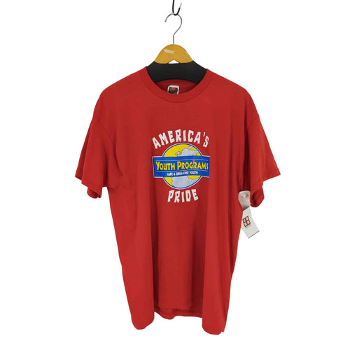 フルーツオブザルーム FRUIT OF THE LOOM YOUTH PROGRAM SAFE & DRUG-FREE YOUTH Tシャツ メンズ JPN:XL