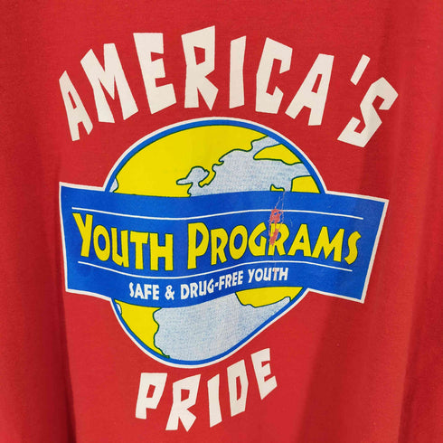 フルーツオブザルーム FRUIT OF THE LOOM YOUTH PROGRAM SAFE & DRUG-FREE YOUTH Tシャツ メンズ JPN:XL