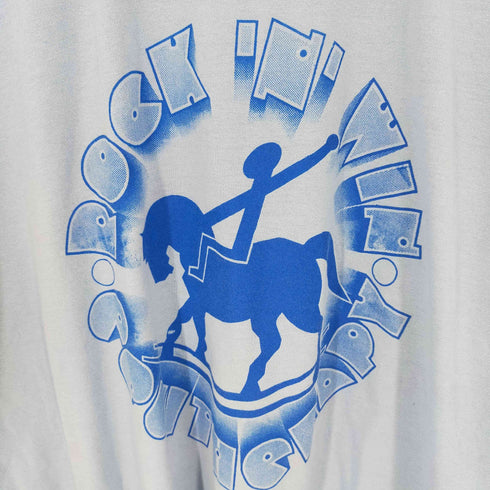ギルダン GILDAN 乗馬 Tシャツ 同色プリント メンズ JPN:XL
