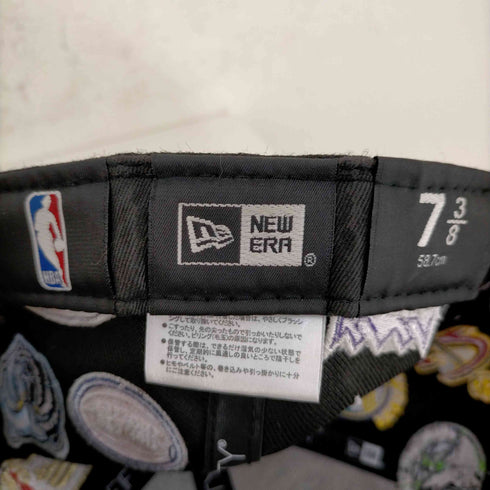 ニューエラ NEW ERA 9FIFTY フロント刺繍 オールブラック6パネルキャップ メンズ ONE SIZE