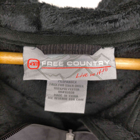 フリーカントリー free country 裏地フリースフーディージップジャケット メンズ 3X
