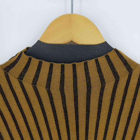 stockholm atelier ストライプクロップドニット レディース JPN:S