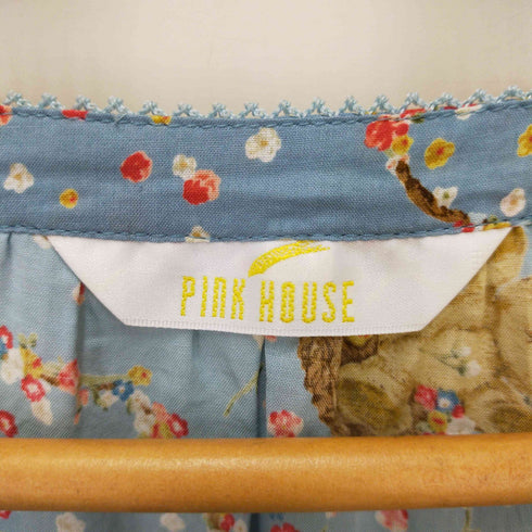 ピンクハウス PINK HOUSE 23AW Flower Picnic プリントミディワンピース レディース FREE