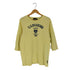 U.S.BOARDER KIXX アーチロゴプリント クォータースリーブクルーネックTシャツ メンズ JPN:L