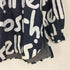 HELLO SIR 你好先生 ペイント文字 総柄 デニムジャケット メンズ JPN:XL