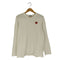 プレイコムデギャルソン PLAY COMME des GARCONS PLAY T-SHIRT RED HEART ハートワッペン クルーネックTシャツ メンズ JPN:XL