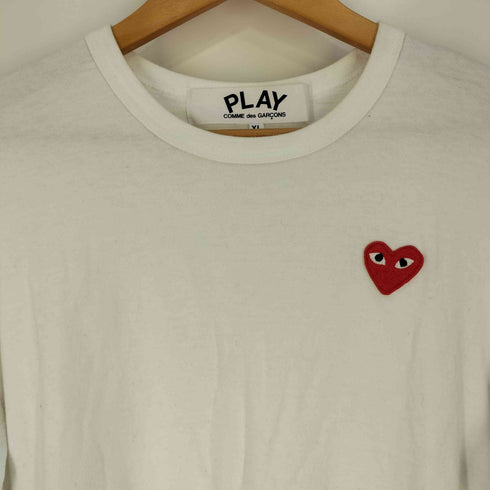 プレイコムデギャルソン PLAY COMME des GARCONS PLAY T-SHIRT RED HEART ハートワッペン クルーネックTシャツ メンズ JPN:XL