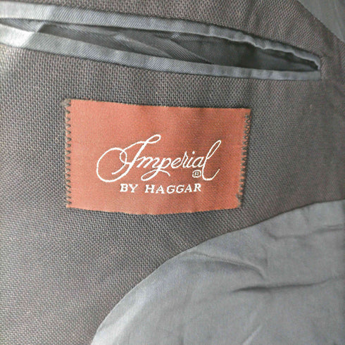 ハガークロージング HAGGAR 金ボタン紺ブレ メンズ US:40