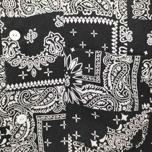 モンキータイム MONKEY TIME PAISLEY PRINT OPEN SHIRT メンズ JPN:L