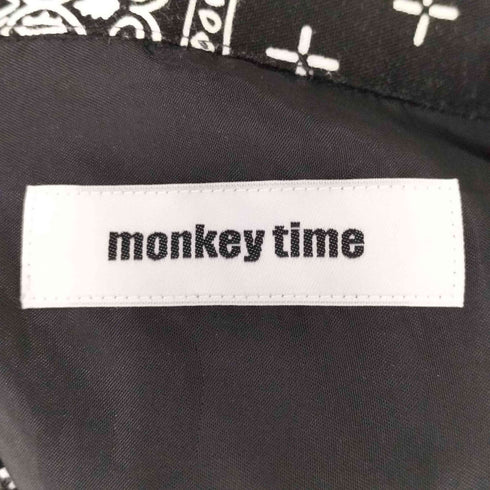 モンキータイム MONKEY TIME PAISLEY PRINT OPEN SHIRT メンズ JPN:L