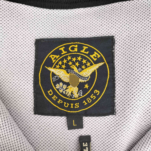 エーグル AIGLE ロゴ刺繍 ハーフジップ プルオーバー メンズ JPN:L