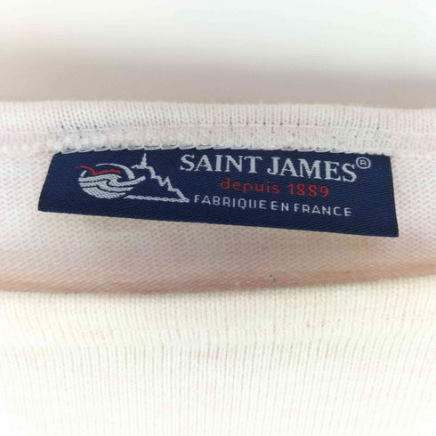 セントジェームス SAINT JAMES フランス製 ミックスカラー ボートネックカットソー バスクシャツ メンズ F:5