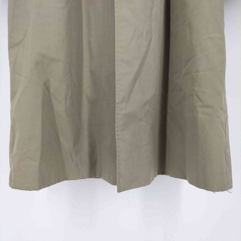 アクアスキュータム AQUASCUTUM 90S 英国製 ライナー付き 裏地チェック 比翼 ステンカラー コート メンズ