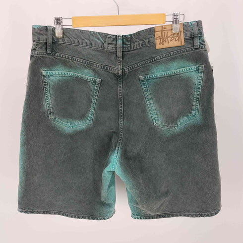 ステューシー Stussy SPRAY DYE BIG OL' SHORTS デニム ショート パンツ メンズ 34