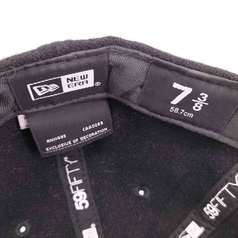 ニューエラ NEW ERA フロント刺繍ウール6パネルキャップ メンズ 7 3/8