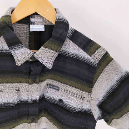 コロンビア Columbia Regular Fit チェック フラップポケット L/S シャツ メンズ import:S