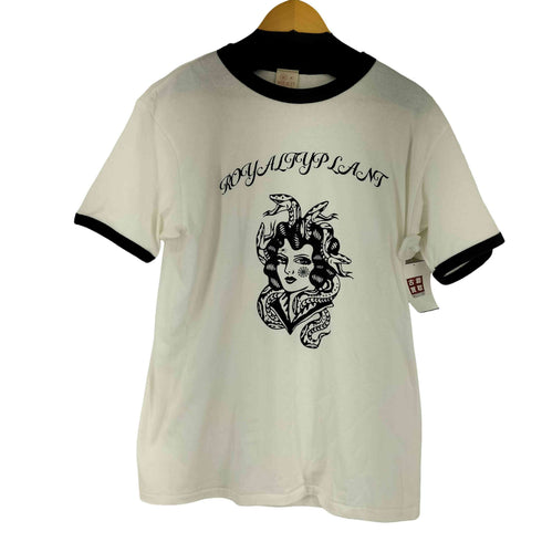 ROYALTY S/S フロントプリントリンガーTシャツ メンズ JPN:XL