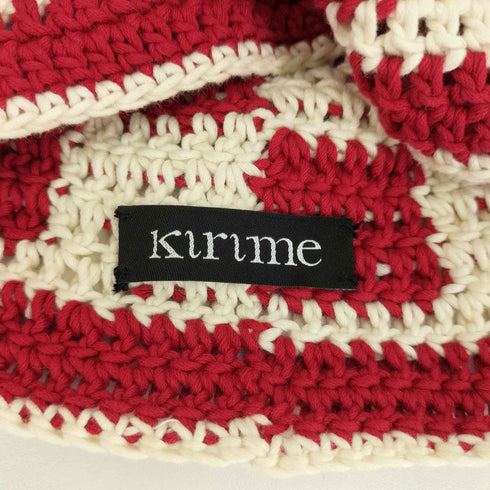 キリメ Kirime ブロックチェッククラッシャーハット メンズ