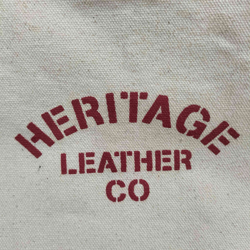 ヘリテージ HERITAGE ロゴプリント キャンバスショルダーバッグ メンズ