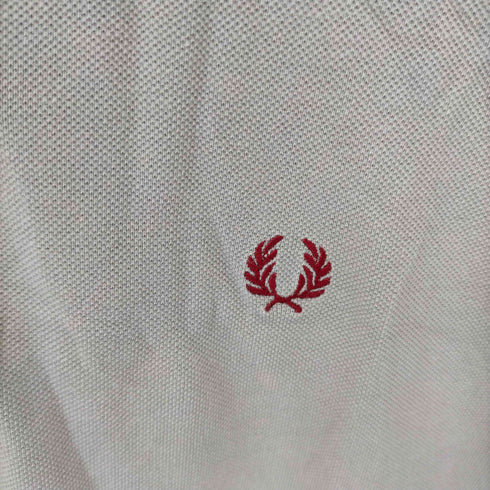 フレッドペリー FRED PERRY ロゴ刺繍 鹿の子ポロシャツ メンズ import:M