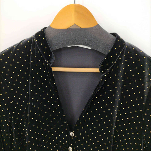 ザラ ZARA VELVET SHIRT DRESS レディース import:M