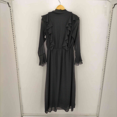 ザラ ZARA ミディ丈 フリルワンピース レディース import:M