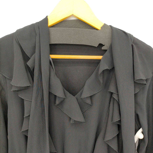 ザラ ZARA ミディ丈 フリルワンピース レディース import:M