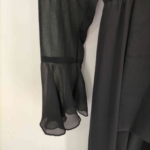 ザラ ZARA ミディ丈 フリルワンピース レディース import:M