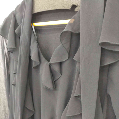 ザラ ZARA ミディ丈 フリルワンピース レディース import:M