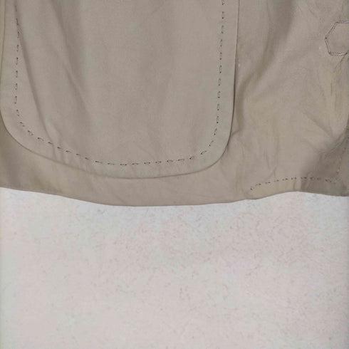 リズ クレイボーン LIZ Claiborne レザーノーカラーハーフコート レディース 2X