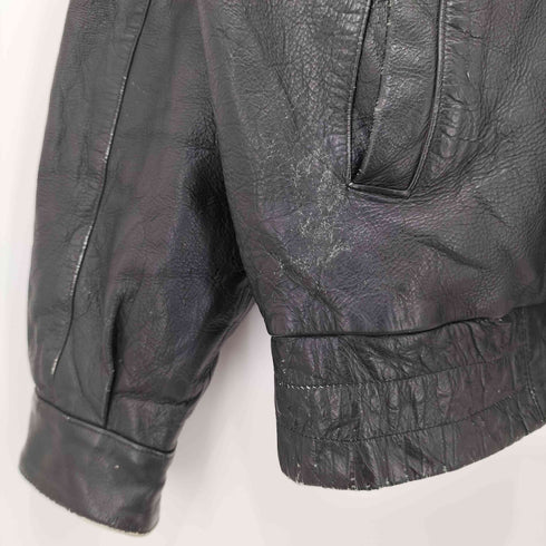 ウィルソン Wilsons Leather レイヤードデザインレザージップブルゾン メンズ JPN:L