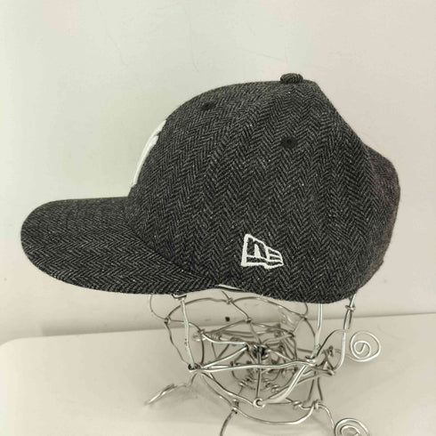 ニューエラ NEW ERA NY刺繍ウールヘリンボーン6パネルキャップ メンズ 7 3/8