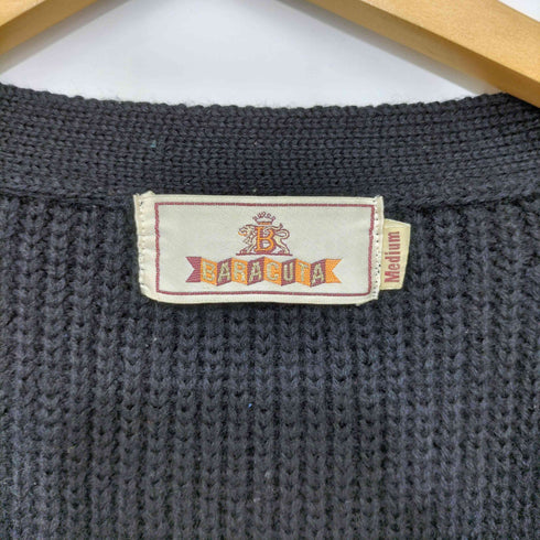 バラクータ BARACUTA 70-80s ロングスリーブ ウールカーディガン メンズ import:M