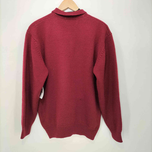 バラクータ BARACUTA 80-90s ニットポロシャツ 襟付きウールニット メンズ import:L