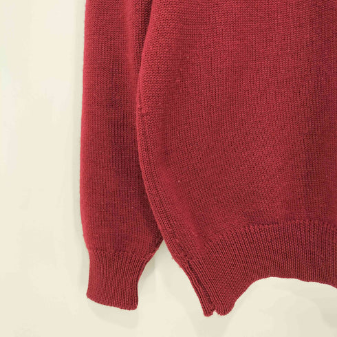バラクータ BARACUTA 80-90s ニットポロシャツ 襟付きウールニット メンズ import:L