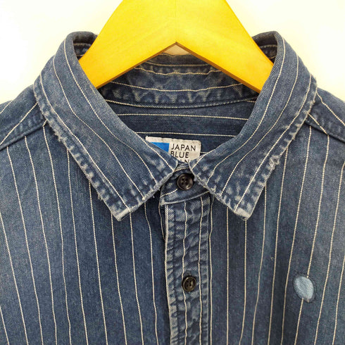 ジャパンブルージーンズ JAPAN BLUE JEANS Revolve Remake Stripped Shirts メンズ L