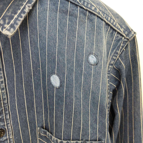 ジャパンブルージーンズ JAPAN BLUE JEANS Revolve Remake Stripped Shirts メンズ L