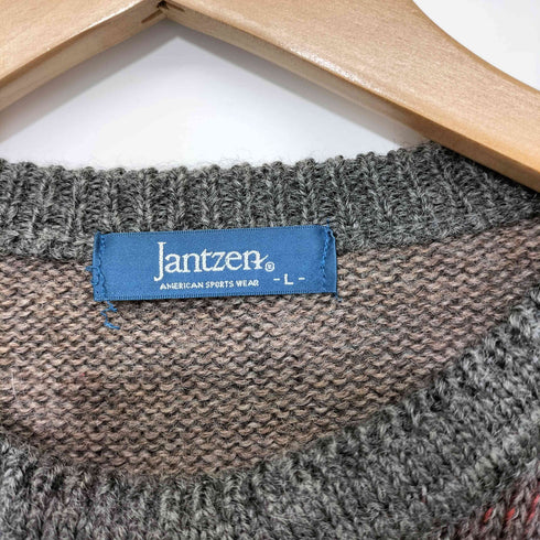 ジャンセン jantzen ウールパッチワークニット メンズ L