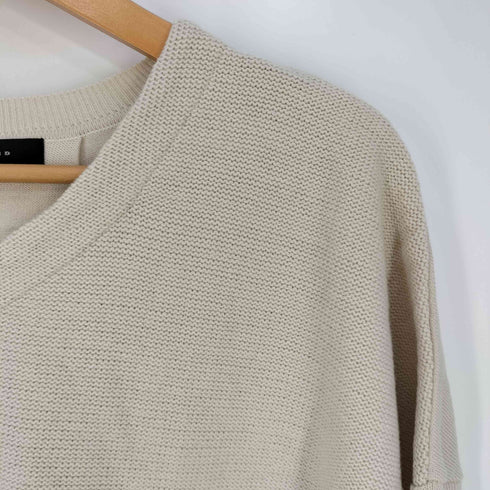 LASUD バックスリットVネックニット レディース 9号