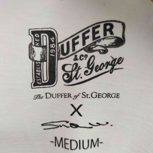 ザダファーオブセントジョージ The DUFFER of ST.GEORGE コラボデザインプリント Tシャツ メンズ M