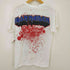 エムアンドオー M&O ©2010 両面プリーツ バンドデザインTシャツ メンズ S