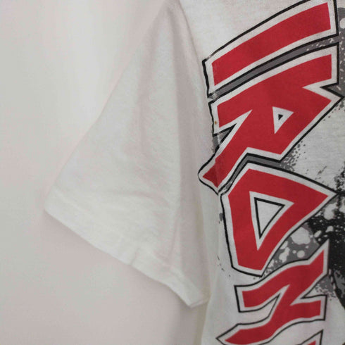 エムアンドオー M&O ©2010 両面プリーツ バンドデザインTシャツ メンズ S
