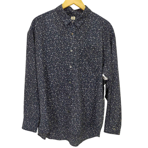 β MEN スタープリント ショートポイントカラーシャツ メンズ JPN:M