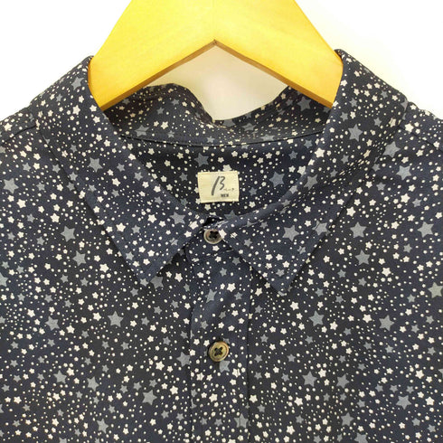 β MEN スタープリント ショートポイントカラーシャツ メンズ JPN:M