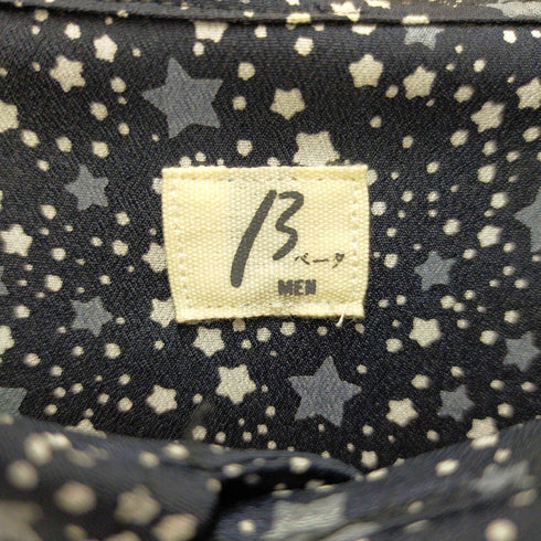 β MEN スタープリント ショートポイントカラーシャツ メンズ JPN:M