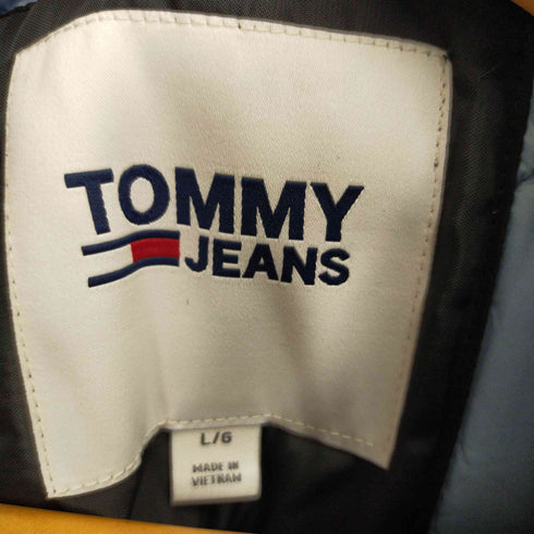 トミージーンズ tommy jeans デカロゴ 中綿スタジャン メンズ import:L